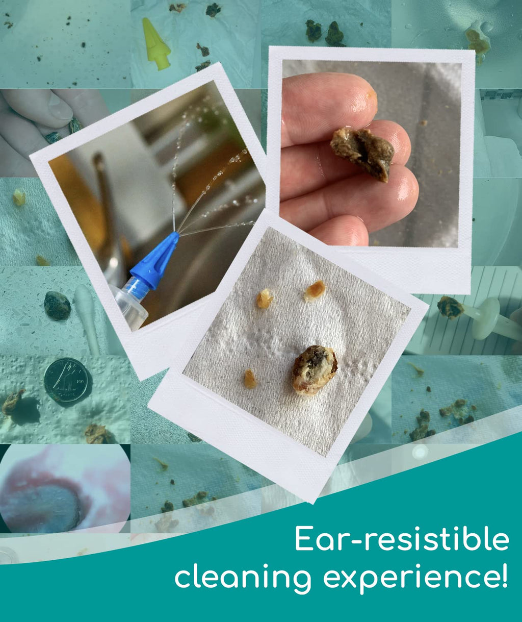 Medi Grade Ear Syringe Ear Wax Removal Kit with 3 Quad-stream Tips