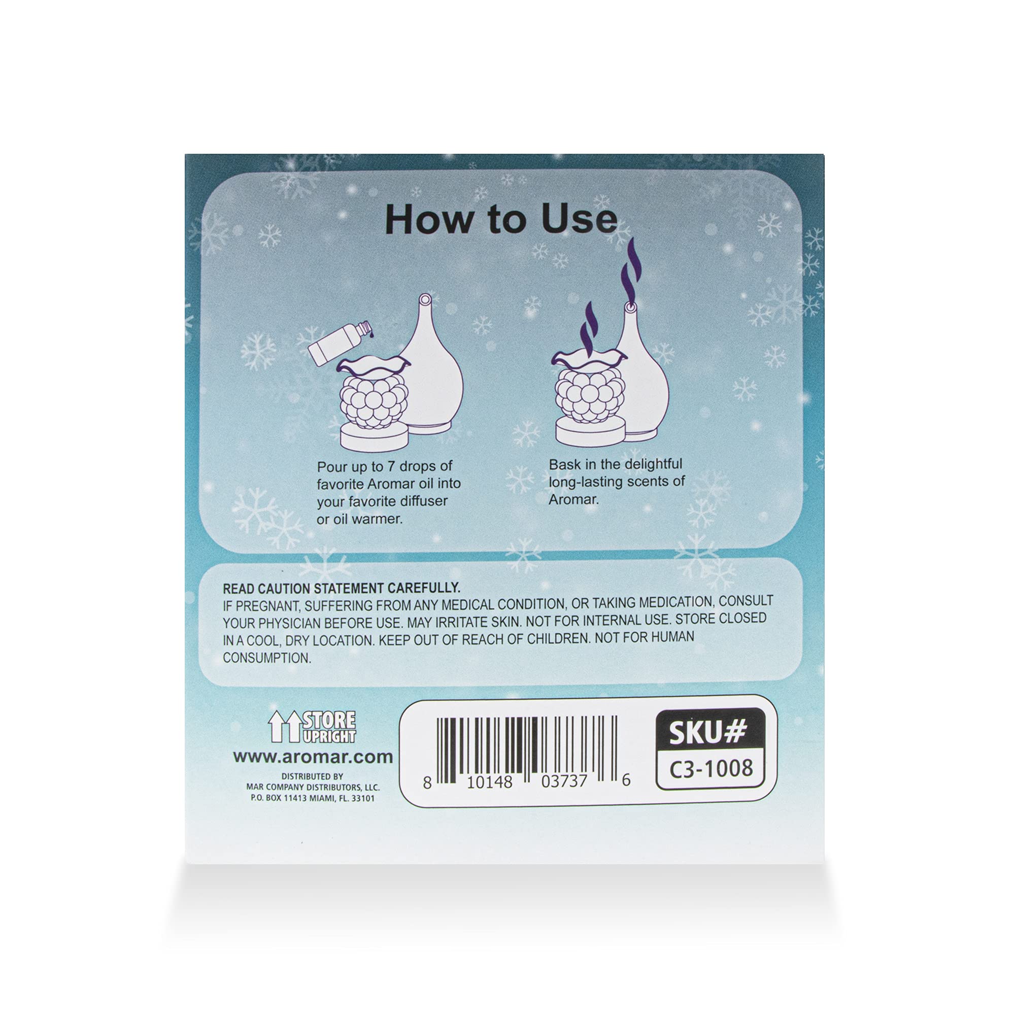 AROMAR Premium Fragrance Oil, 2oz Bottle 3 Pack Long Lasting Aromatic Scent, Fresh and Revitalizing Aromar