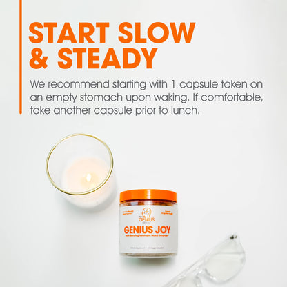 Genius Joy, Nootropic Mood Enhancer Supplement - Support Cognitive Health