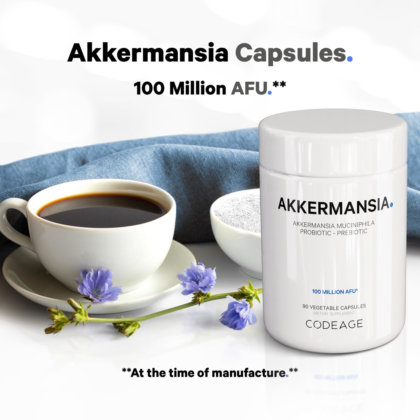 Codeage Akkermansia Muciniphila Probiotic Supplement - 3-Month Supply of Akkermansia