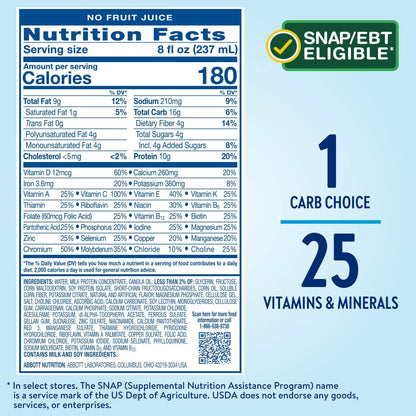 Glucerna Nutritional Shake, Diabetic Drink to Support Blood Sugar Manage