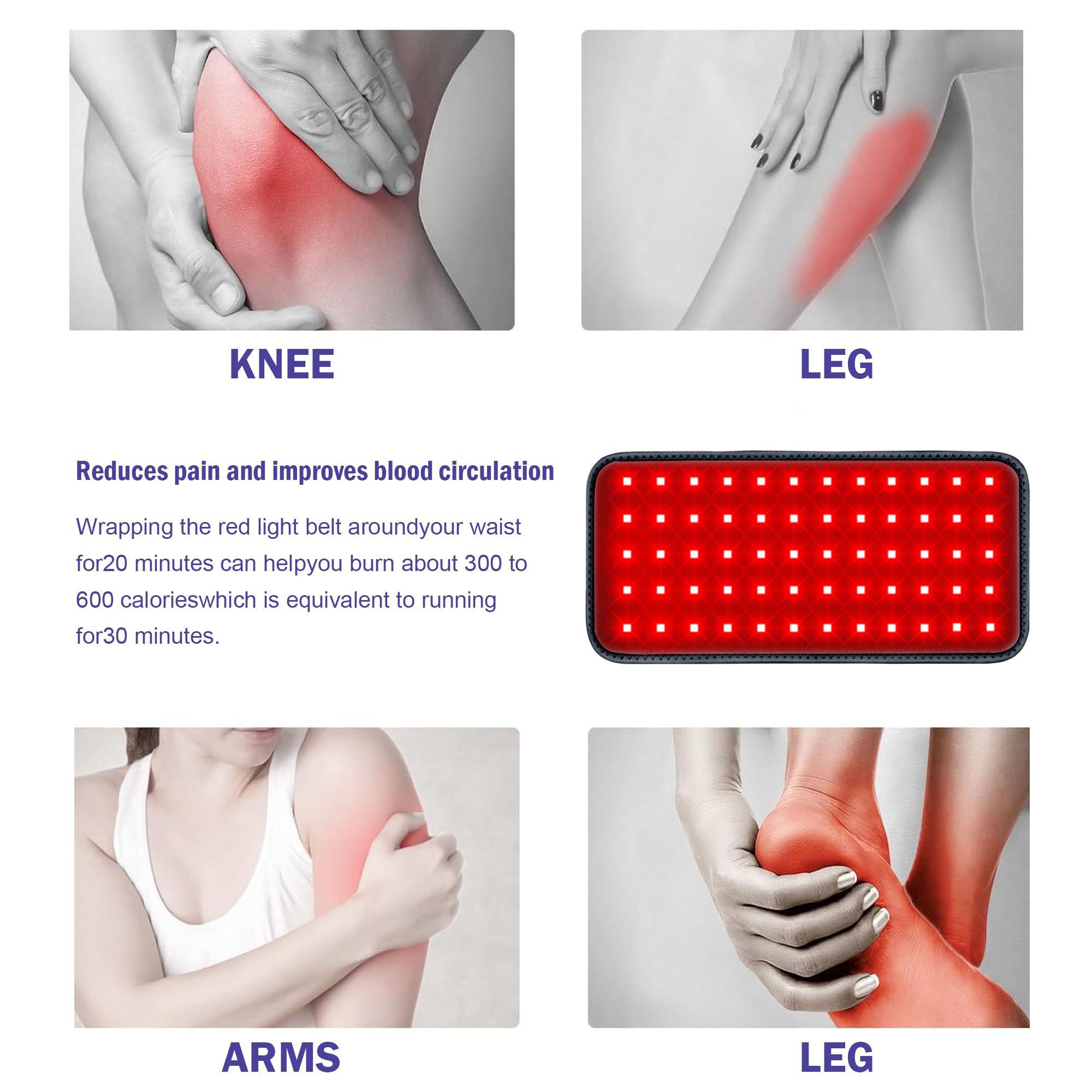 Kate brothers Red Light Therapy Belt - for Neck Near Infrared Light Therapy & Red Light Therapy Kate brothers