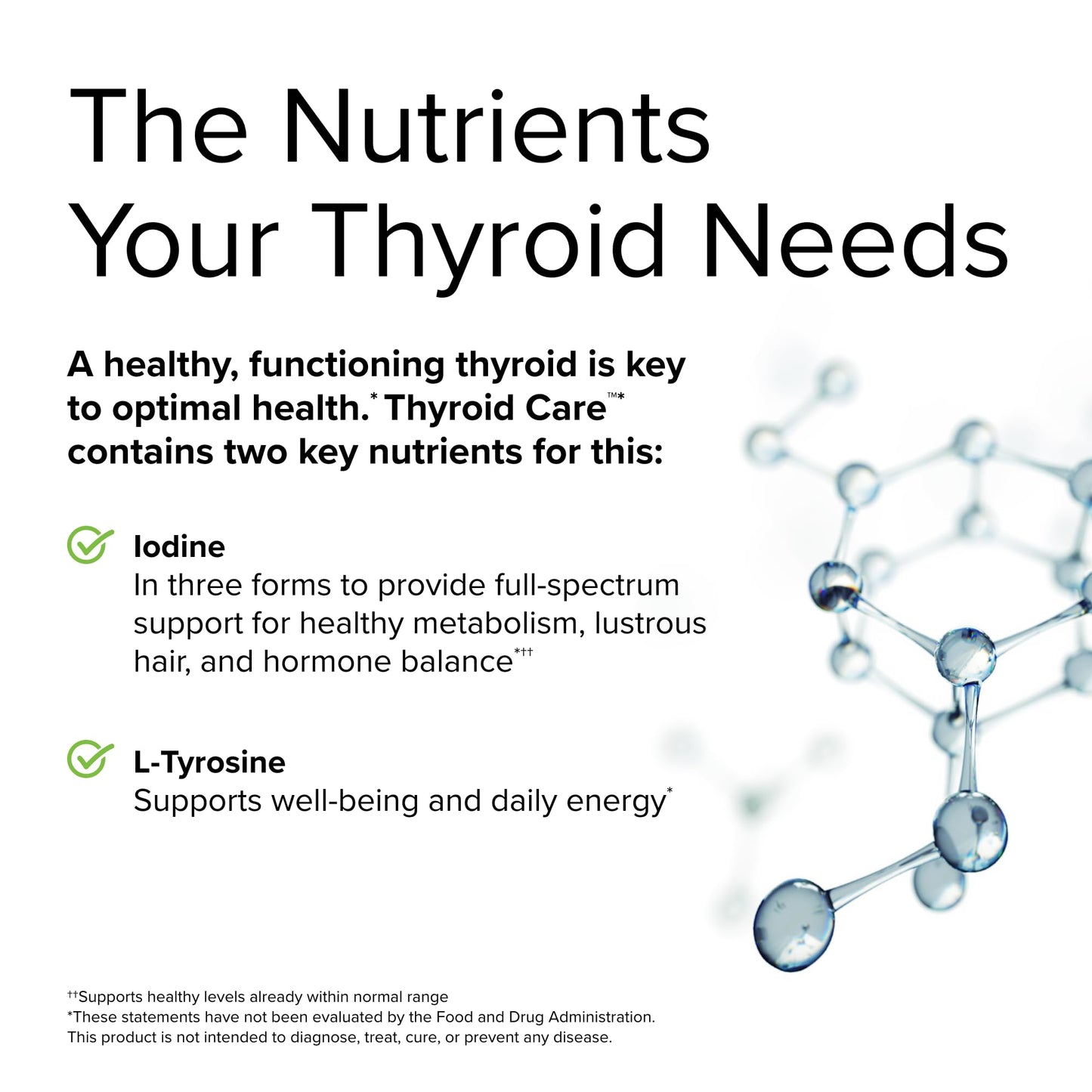 Terry Naturally Thyroid Care - 120 Capsules - Complete Metabolic Function - with Iodine