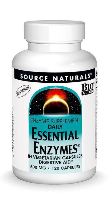 Source Naturals Essential Enzymes 500mg Bio-Aligned Multiple Enzyme Source Naturals