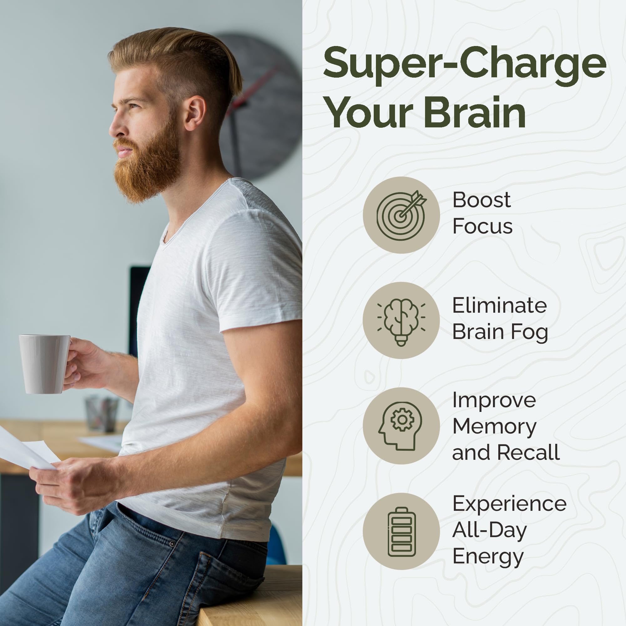 Lift – Nootropic Brain Booster Supplement for Productivity, Focus & Energy