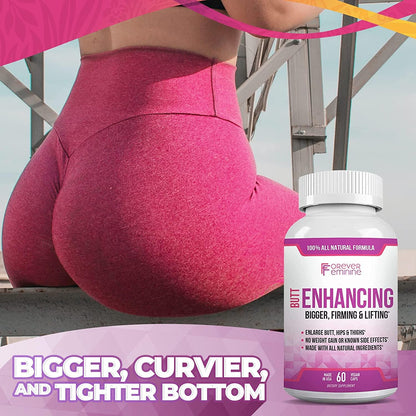 Forever Feminine Premium Butt Enhancement Pills - Booty Enlargement Pills - Shape