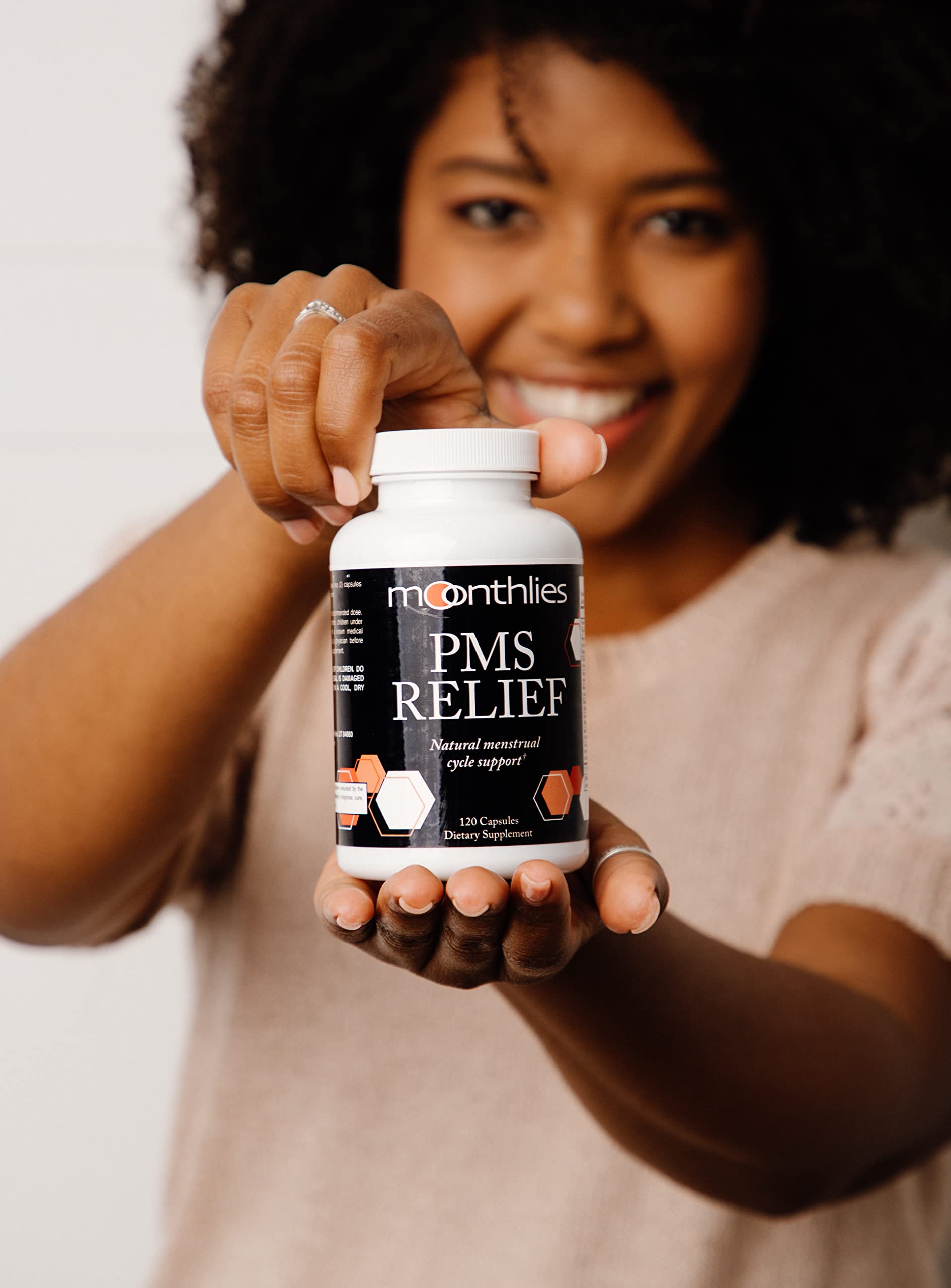 Moonthlies PMS Relief Supplement for Women Menstrual Cycle Support - Naturallly balance Mood Swings MOONTHLIES