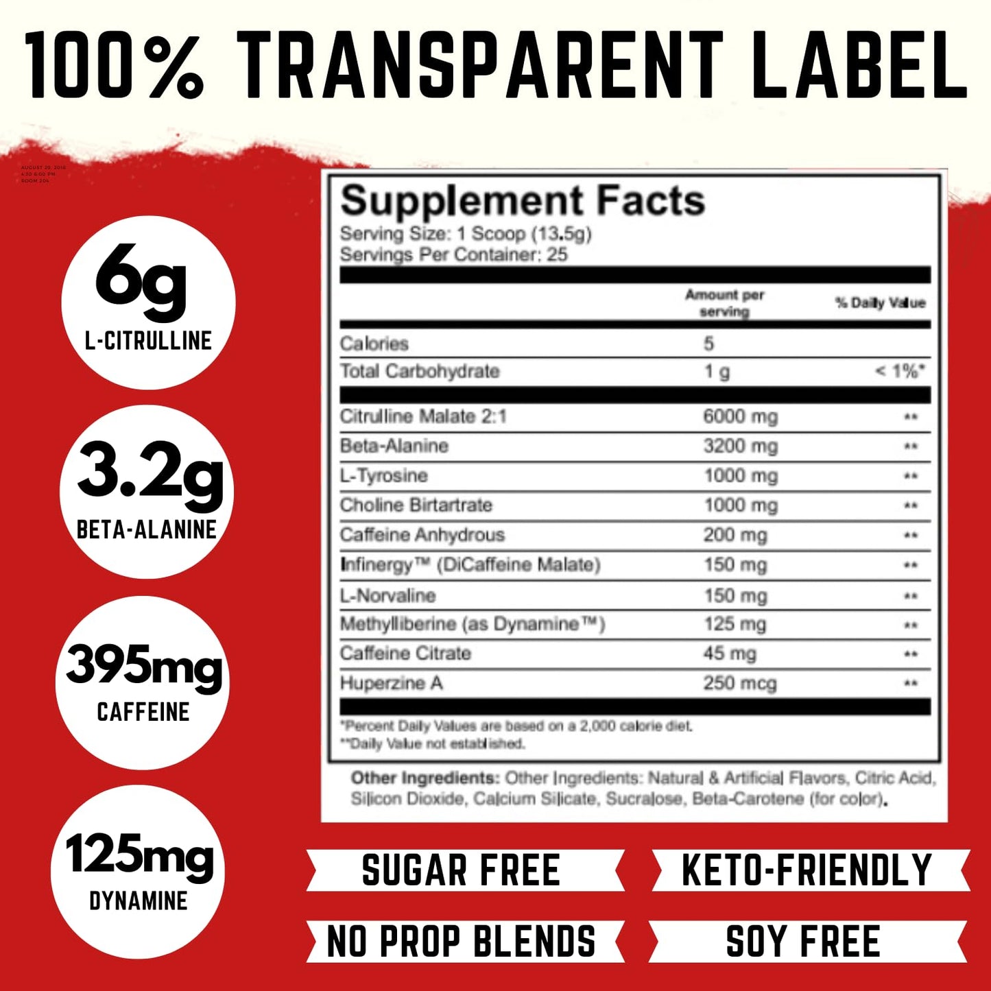 Harambe Blood ✮ Extreme Preworkout Supplement for Men & Women ✮ Strong Pre Workout