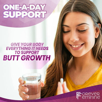 Forever Feminine Premium Butt Enhancement Pills - Booty Enlargement Pills - Shape