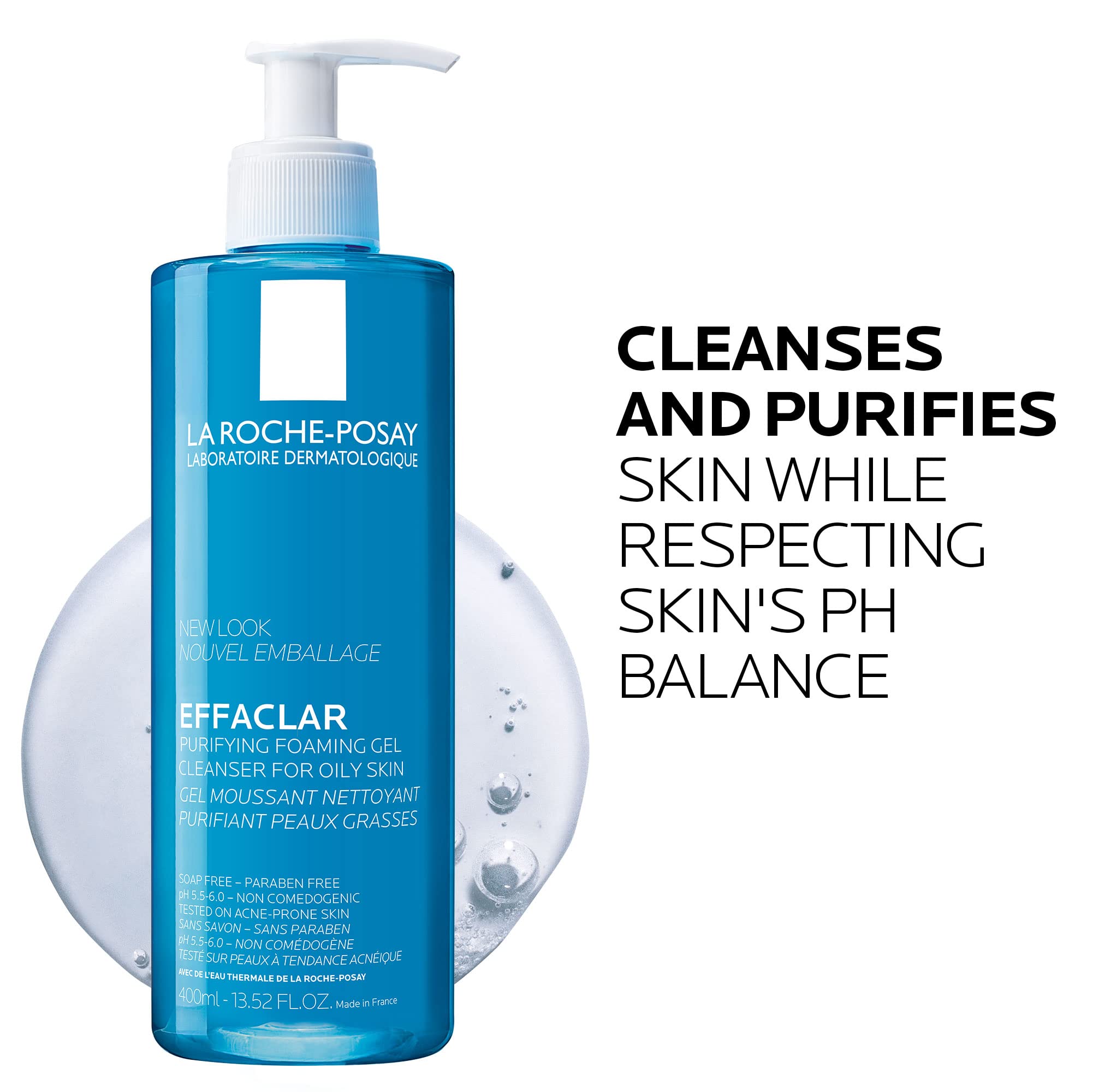 La Roche-Posay Effaclar Purifying Foaming Gel Cleanser for Oily Skin La Roche-Posay