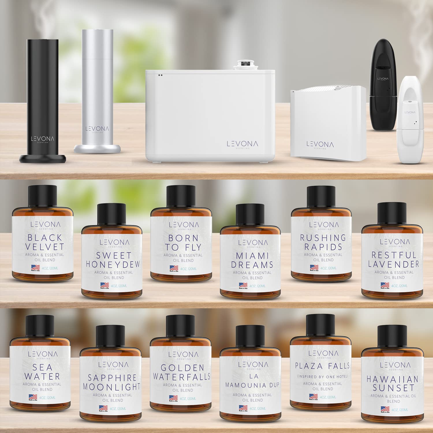 Levona Scent Pure Essential Oils For Diffusers For Home, Hotel & Office - Sapphire Moonlight Essential Oil LEVONA SCENT