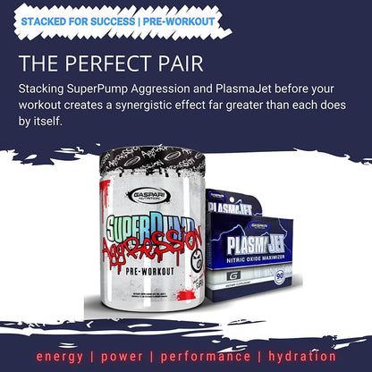 Gaspari Nutrition SuperPump Aggression Pre-Workout: Energy, Focus, Endurance and Recovery