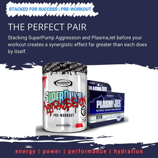 Gaspari Nutrition SuperPump Aggression Pre-Workout: Energy, Focus, Endurance and Recovery