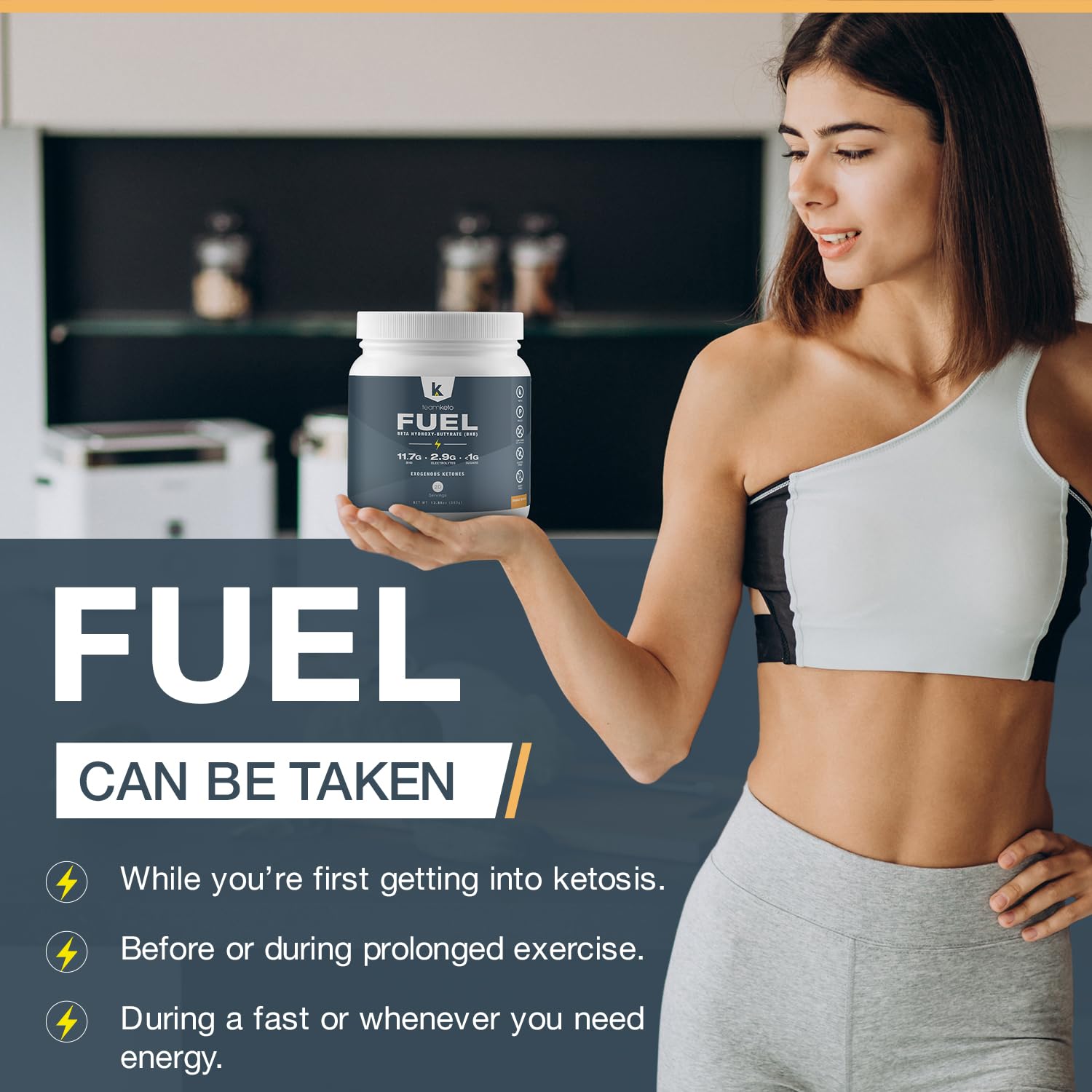 TeamKeto exogenous Ketones Powder, Pure Keto BHB Salts | Dairy & Gluten Free-Best Keto TeamKeto