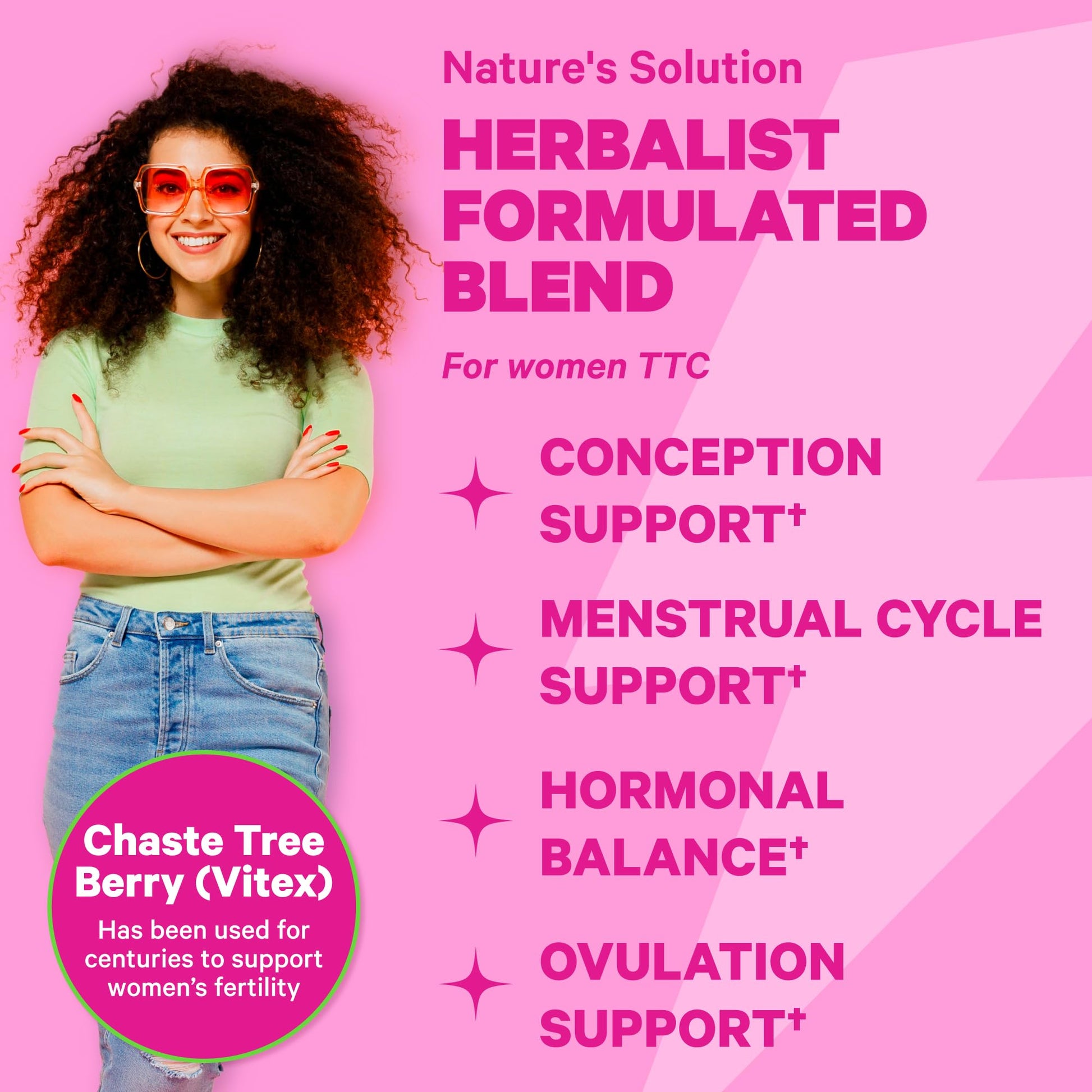 Pink Stork Fertility Tea and Progesterone Cream for Women, Fertility, Ovulation, Conception, and Hormone Balance for Women with Chaste Tree Berry (Vitex) - Duo Pink Stork