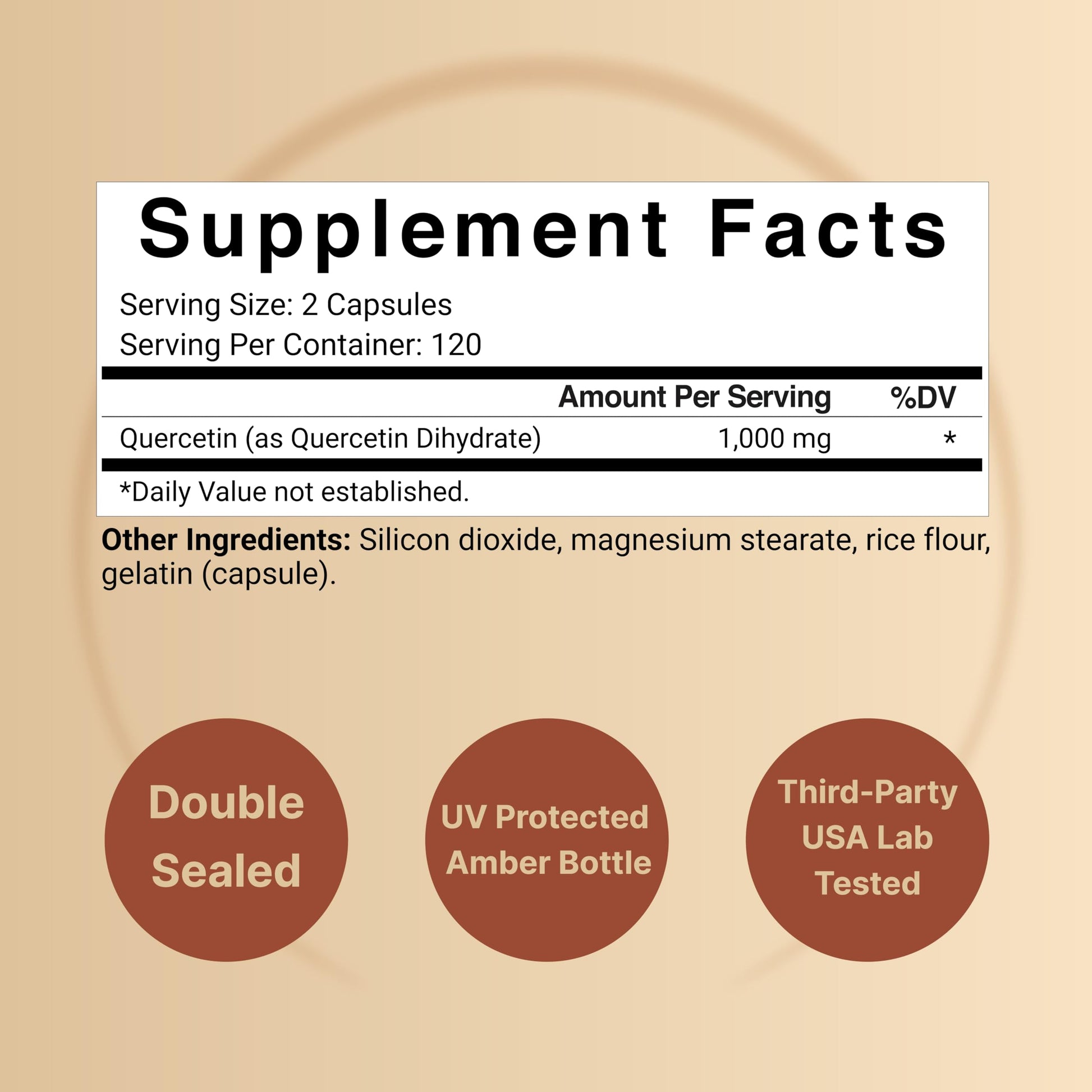 NatureBell Quercetin 1000mg Per Serving | 240 Capsules, Ultra Strength Quercetin NatureBell