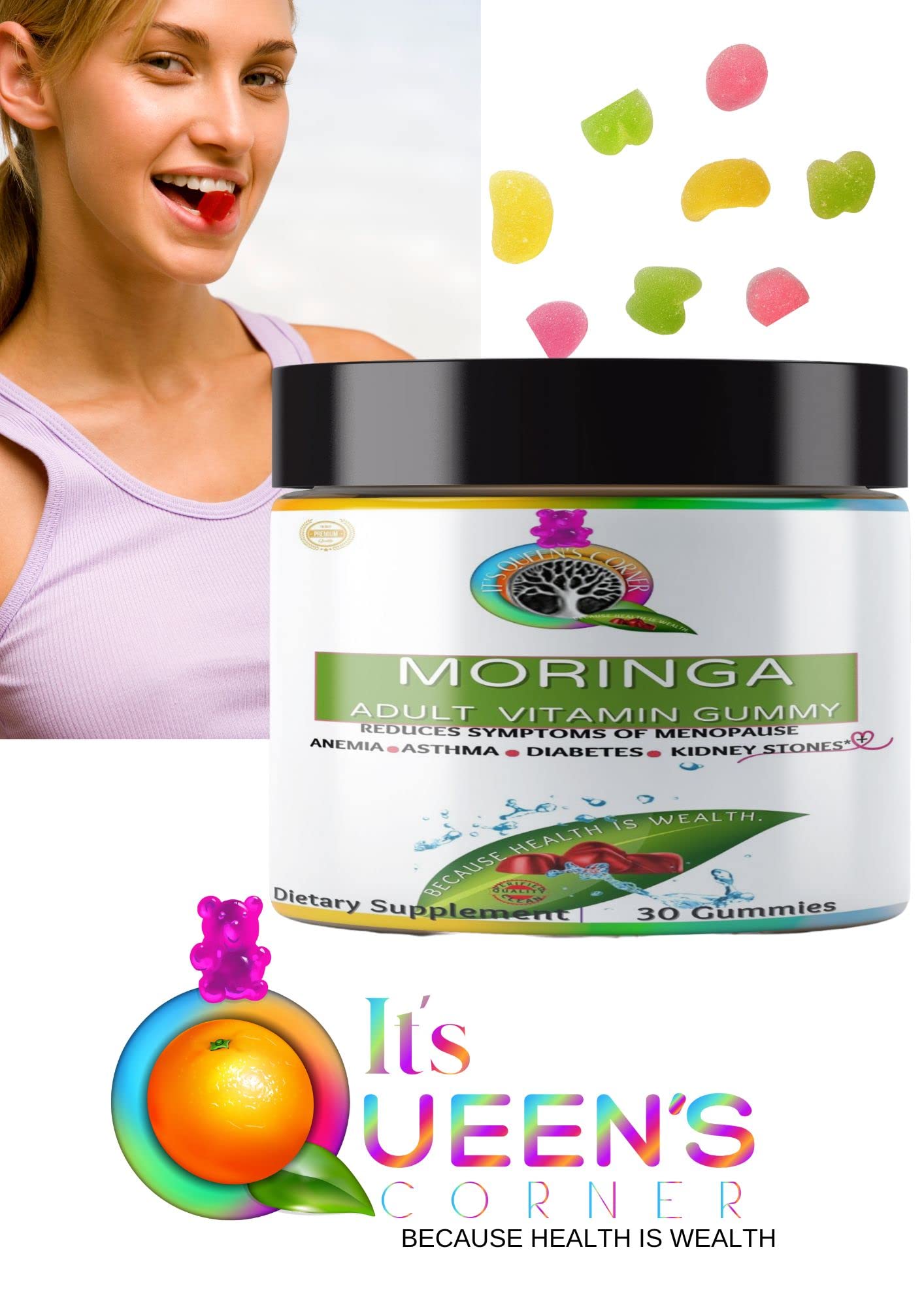 Moringa- Adult Supplement Gummy Generic