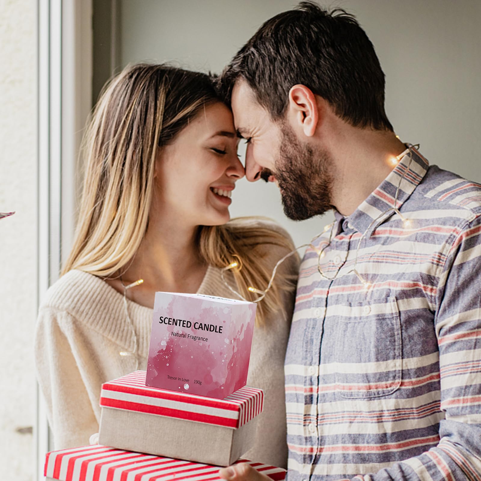 Mysflosy Soy Aromatherapy Candle, 40 Hour Burn time, Scented Candles with Floral and Fruity Scents Mysflosy