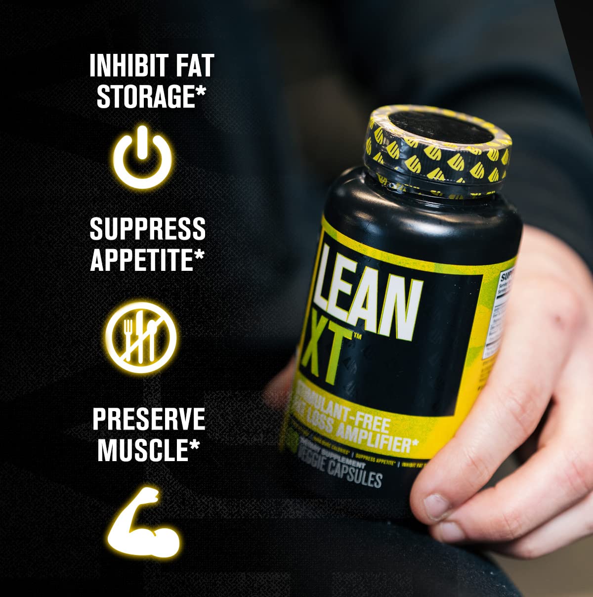 Lean-XT Caffeine Free Fat Burner - Non Stim Weight Loss Supplement, Appetite Suppressant