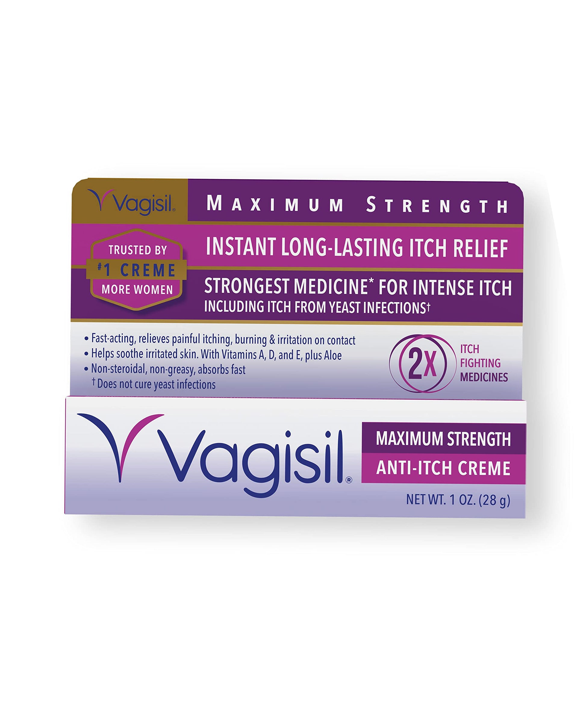 Nature's Way Probiotic Pearls for Women & Vagisil Maximum Strength Feminine Anti-Itch Cream Nature's Way