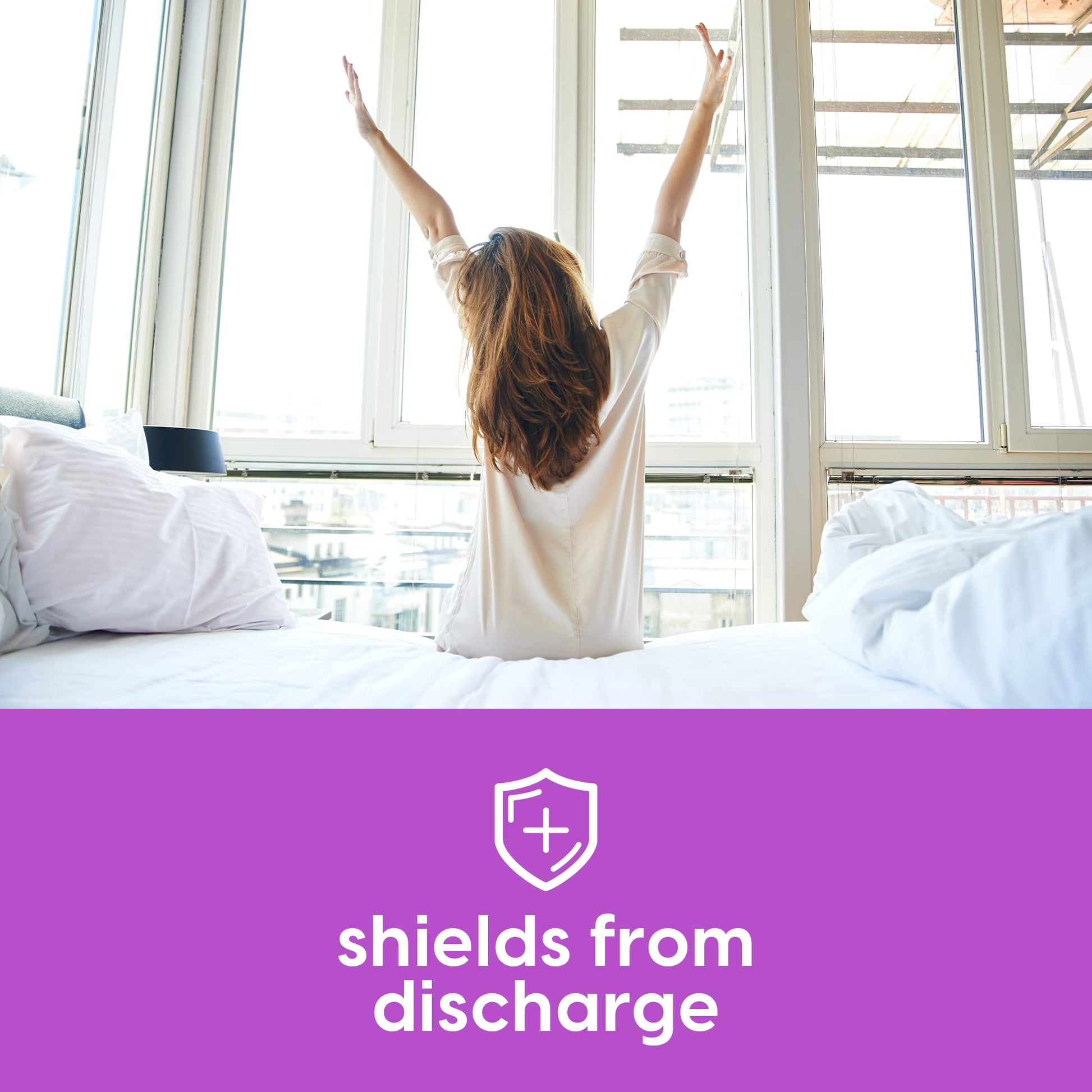 NutraBlast Balance Shield Panty Liners - Discharge & Odor-Proof Layers (180mm, 40-Pack) NutraBlast