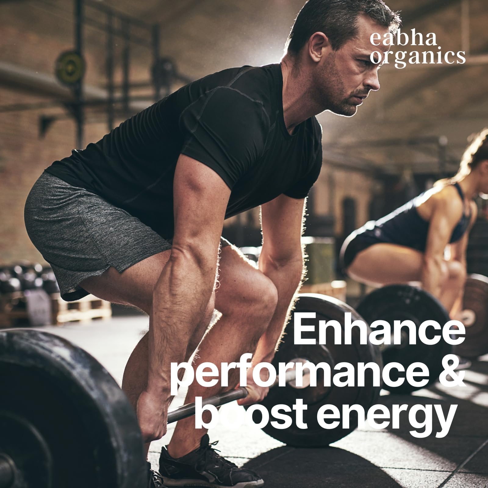 Eabha Organics Alla Luna Pre-Workout - Strawberry Lemonade - to Support Energy, Focus, and Stamina - Increase Blood Flow for a Better Pump - 21-Day Supply - 1 Scoop per Serving