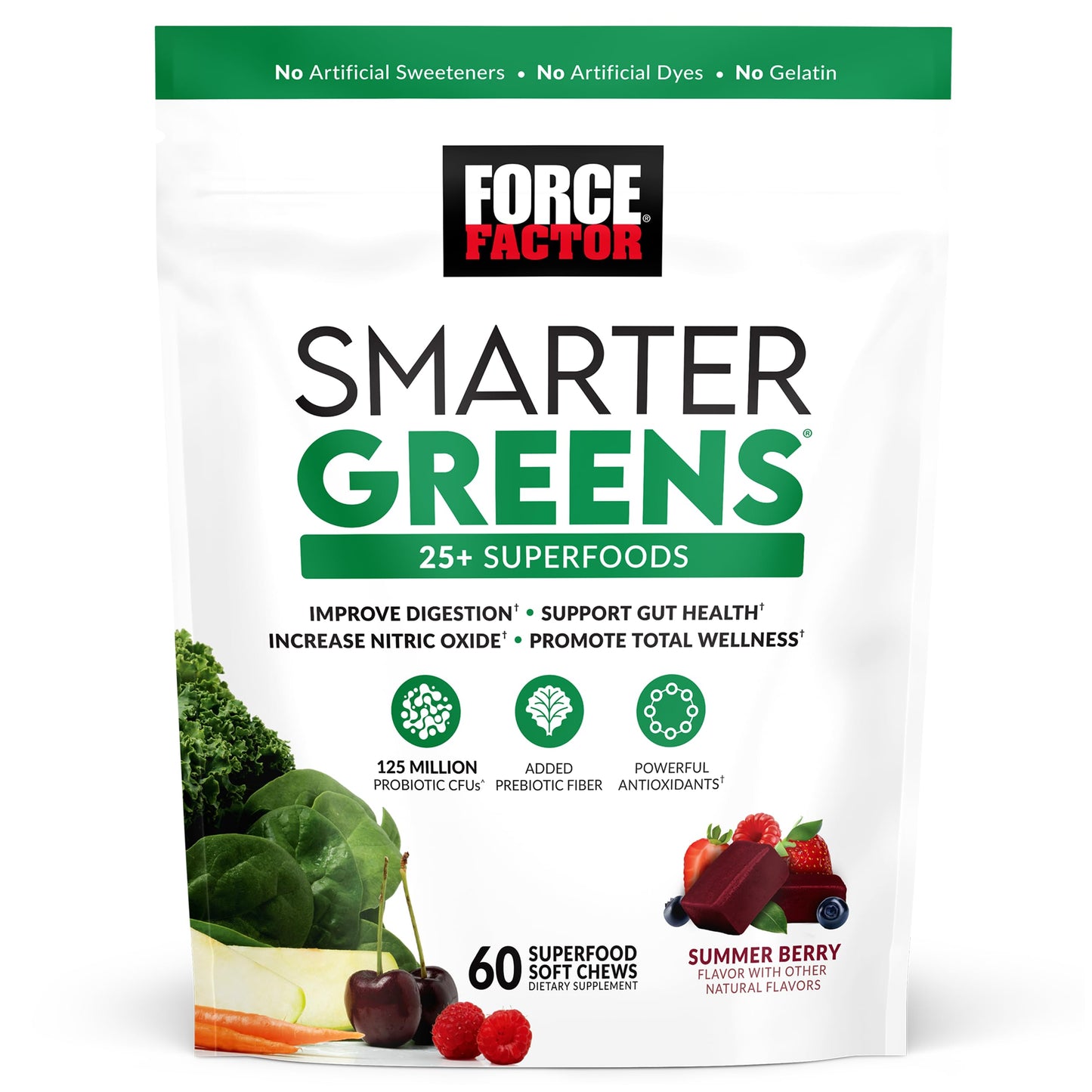 Force Factor ProbioSlim Apple Cider Vinegar Gummies with Organic, LactoSpore