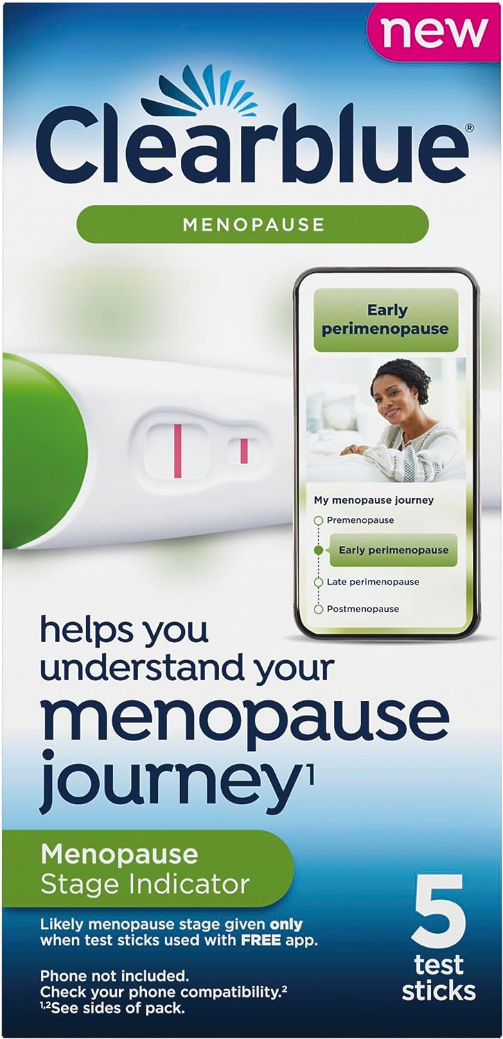 Clearblue Menopause Stage Indicator at-Home FSH Hormone Test Kit