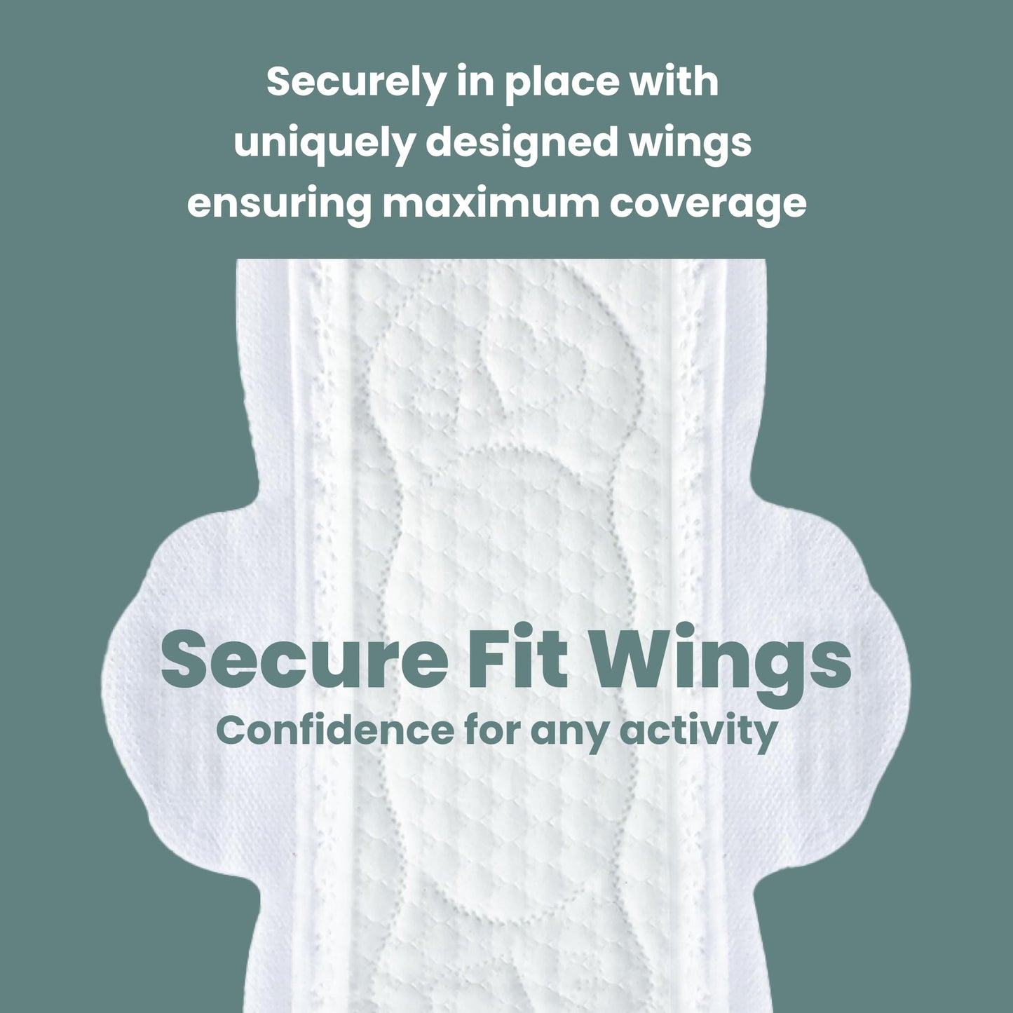 uNeat Regular with Wings Ultra-Thin Sanitary Pads for Women and Teen, Unscented, Eliminates Odor