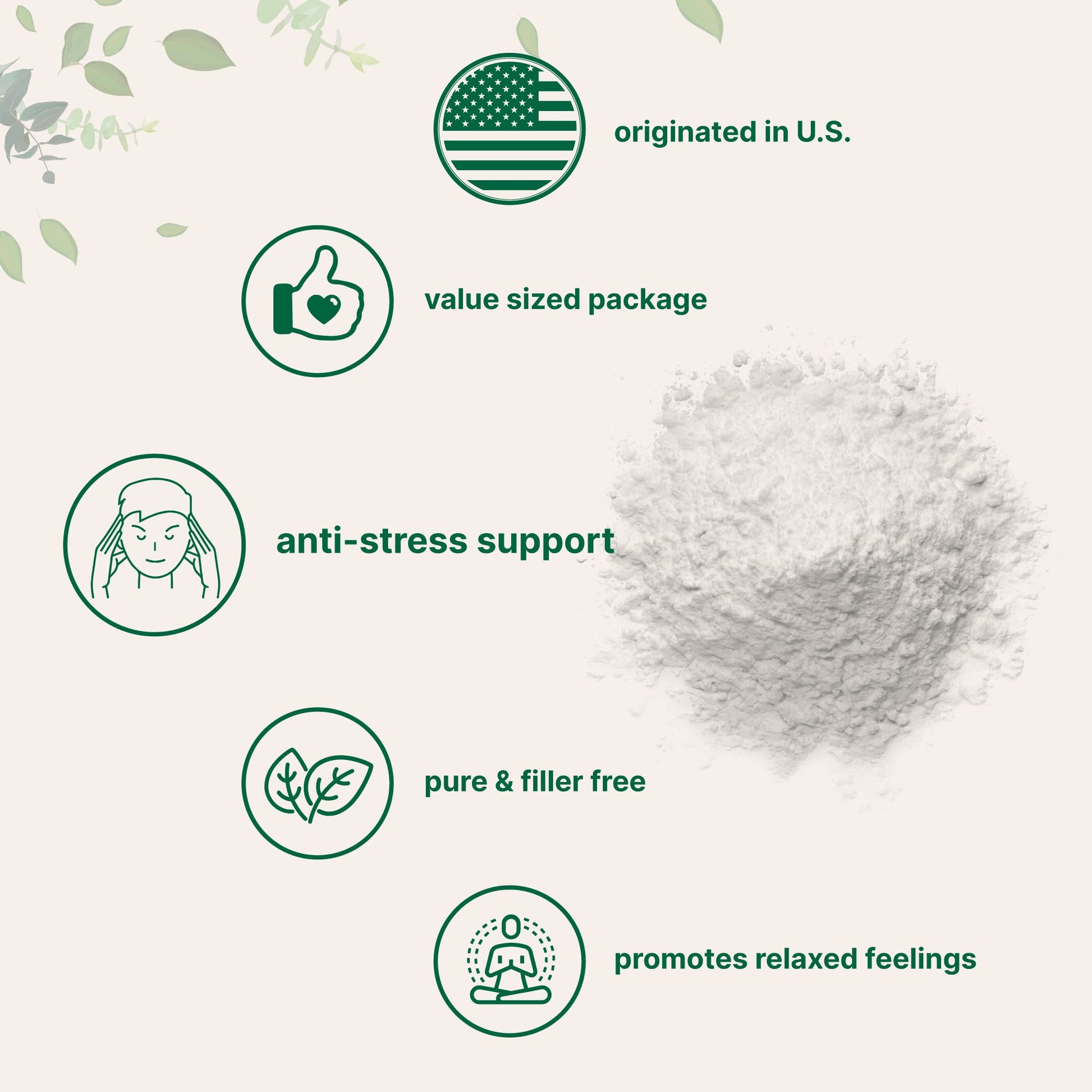 US Origin Pure Magnesium Citrate Powder (Citrato de Magnesio en polvo), 2 Pounds Micro Ingredients