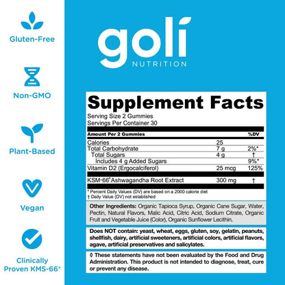 Goli - Sleep, Apple Cider Vinegar & Ashwagandha Gummy Bundle
