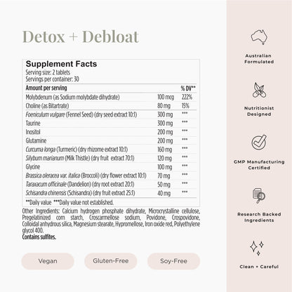 JSHealth Vitamins Detox and Debloat Liver Health Formula | Liver Detox Pills | Debloating