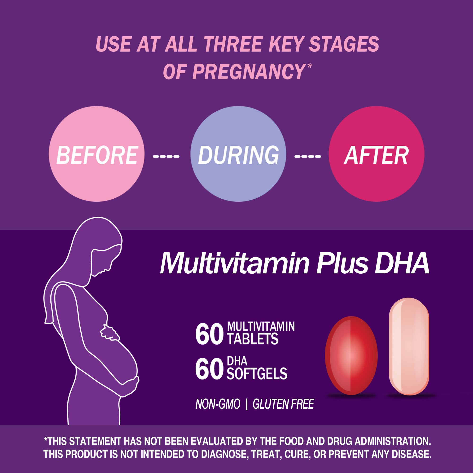 21st Century Prenatal with DHA, Tablets and Softgels, 120 Count 21st Century