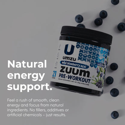 UMZU Zuum Pre-Workout Wild Blueberry Acai