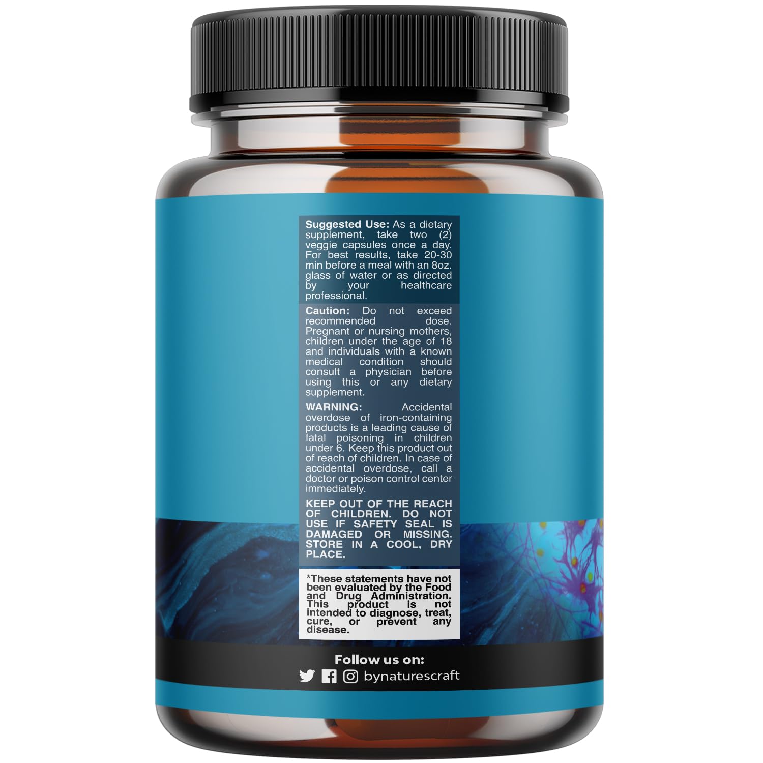 Nootropics Brain Support Supplement - Mental Focus Nootropic Memory Supplement Huntington Labs