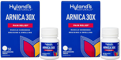 Hyland's Naturals Arnica Montana 30x Tablets, Natural Relief of Bruises, Swelling & Muscle Soreness