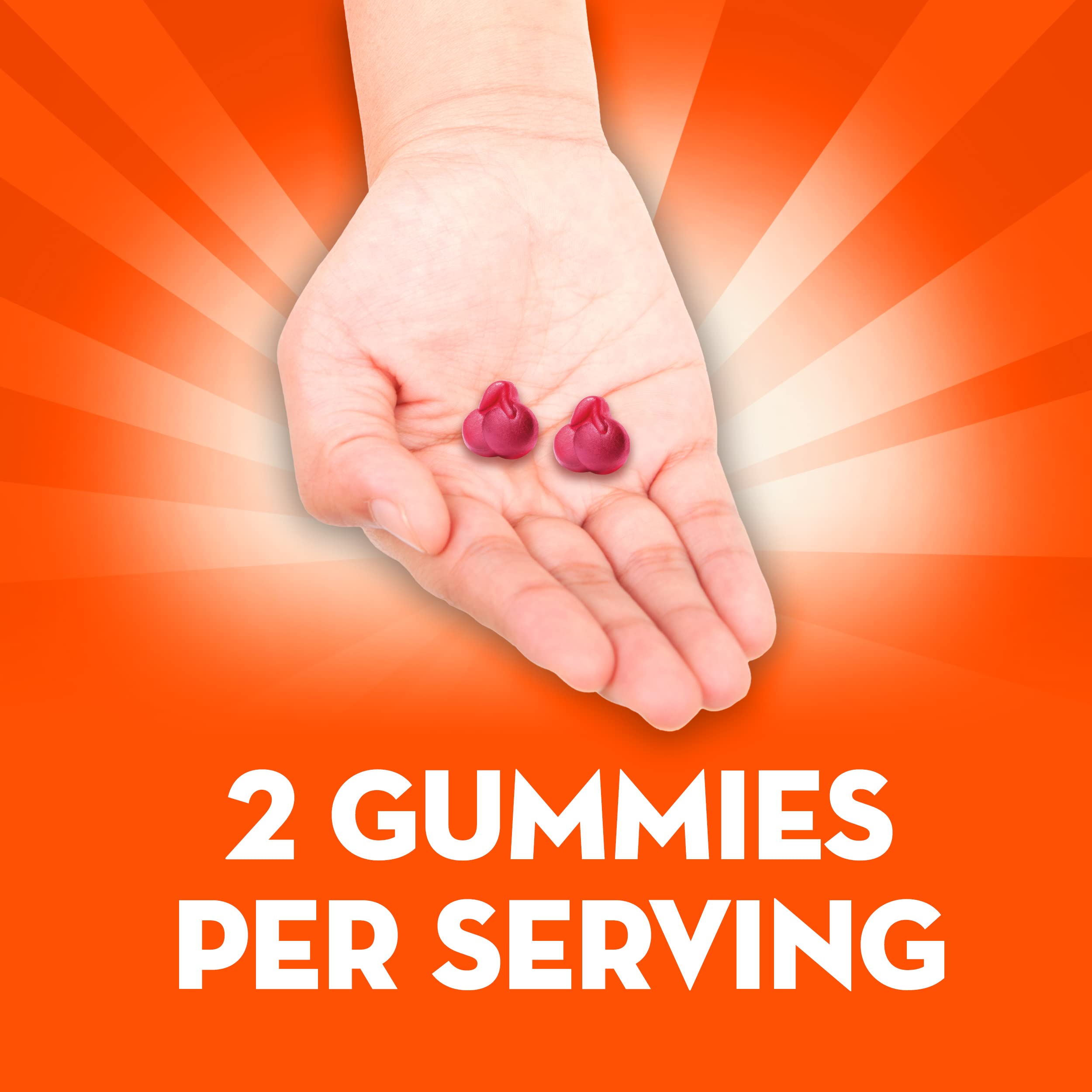 Align Digestive Health Prebiotic + Probiotic Supplement Gummies in Natural Fruit Flavors Align