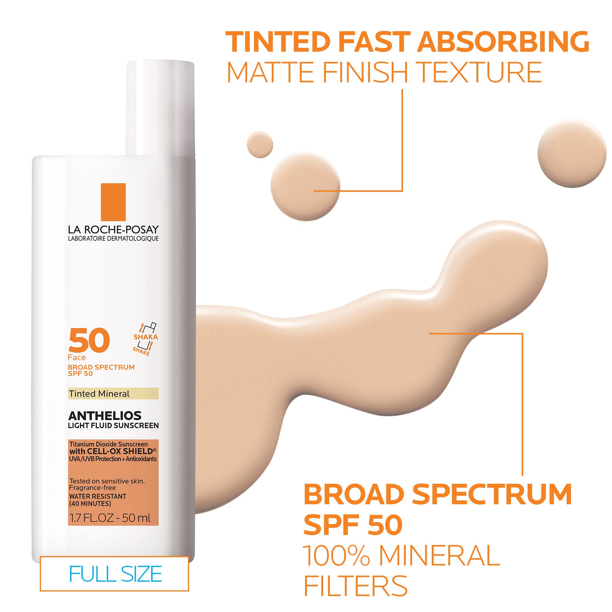 La Roche-Posay Anthelios Tinted SPF 50 Sunscreen & Toleriane Gentle La Roche-Posay
