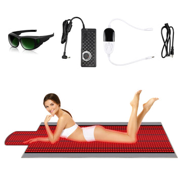 Near Infrared Light Therapy Blanket for Full Body, 1370pcs 660nm & 850nm LED Light Therapy Device