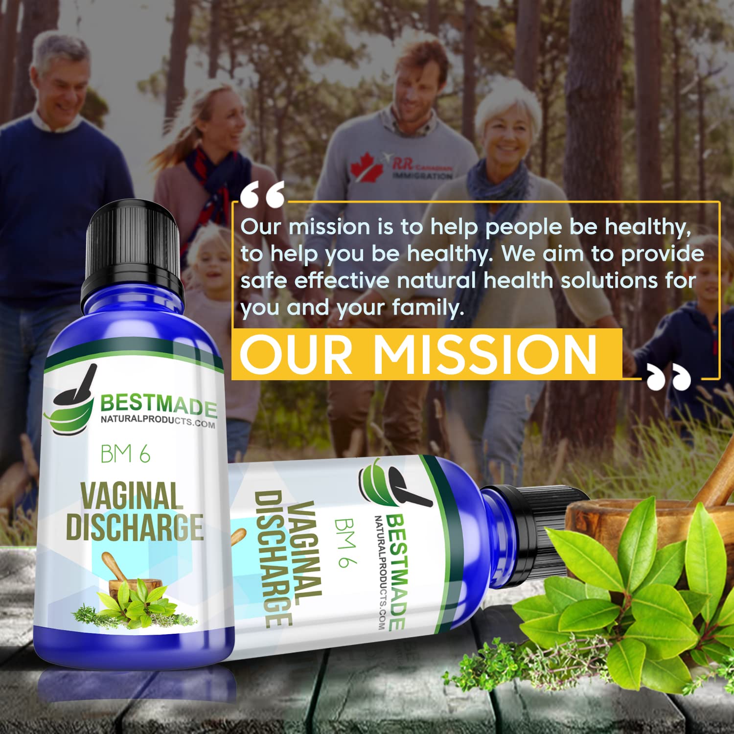 Vaginal Discharge BM6 - Natural Remedy for Leucorrhea, Unusual Vaginal Discharge & Odor, Helps Relieve Bestmade Naturalproducts.com