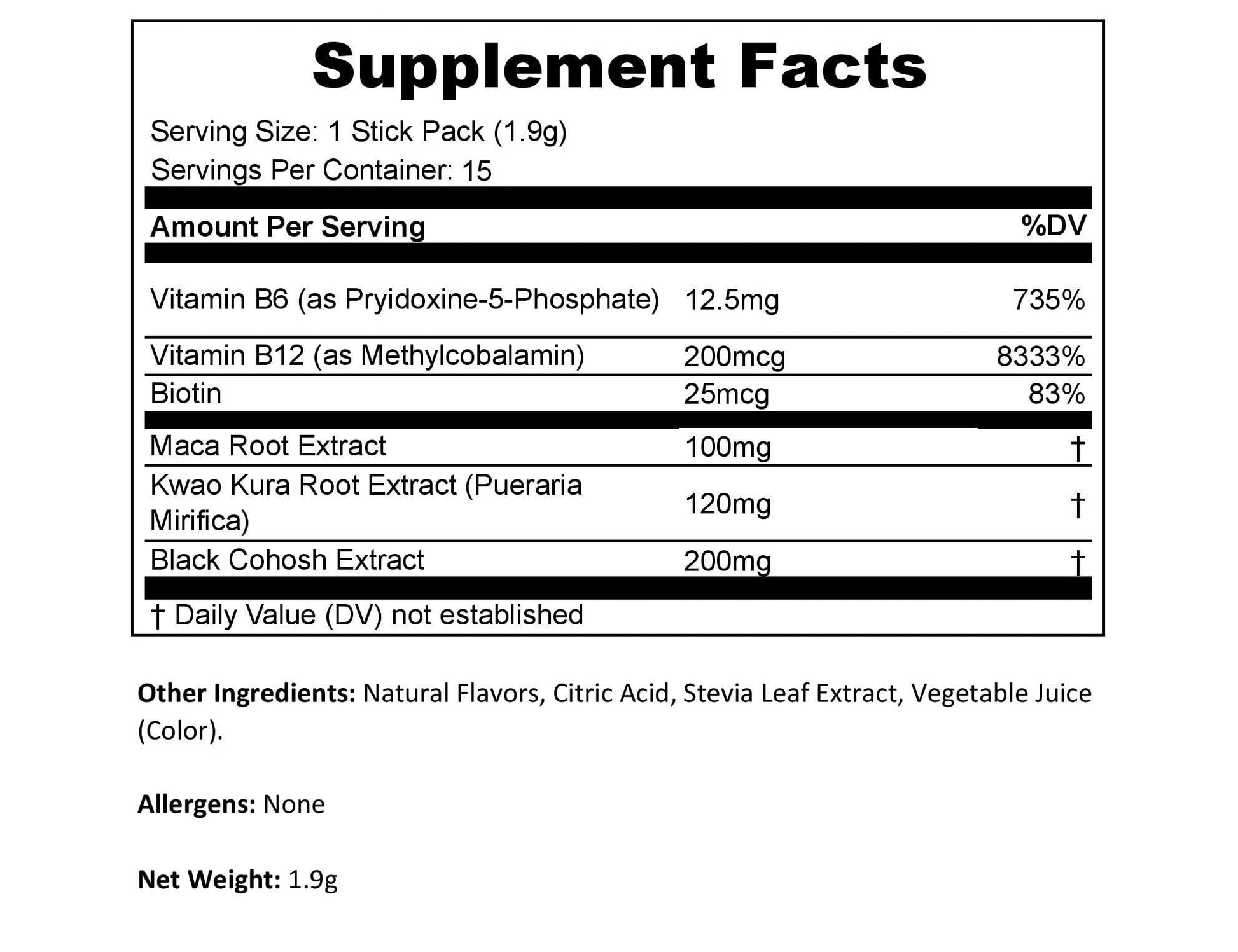 Mixhers Herthrive - Menopause Support Drink Mix - Women's Menopause Supplements Mixhers