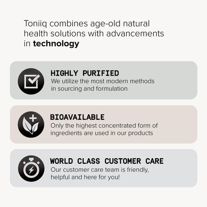 Toniiq Ultra High Strength Tribulus Capsules - 95% Steroidal Saponins - 1300mg Concent