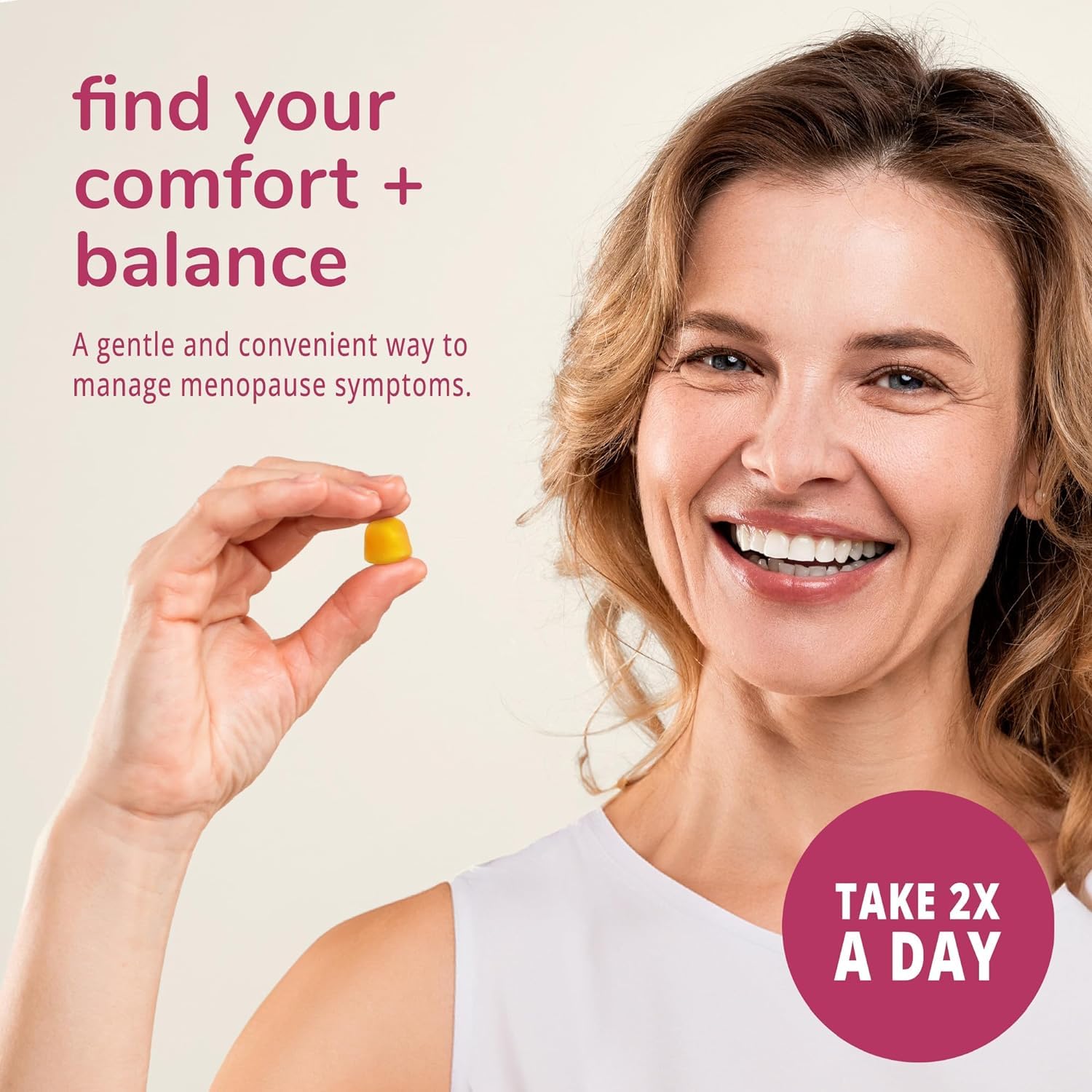 Lubracil - Menopause Gummies - Women's Natural Hormone-Free Daily Dietary Supplement Lubracil