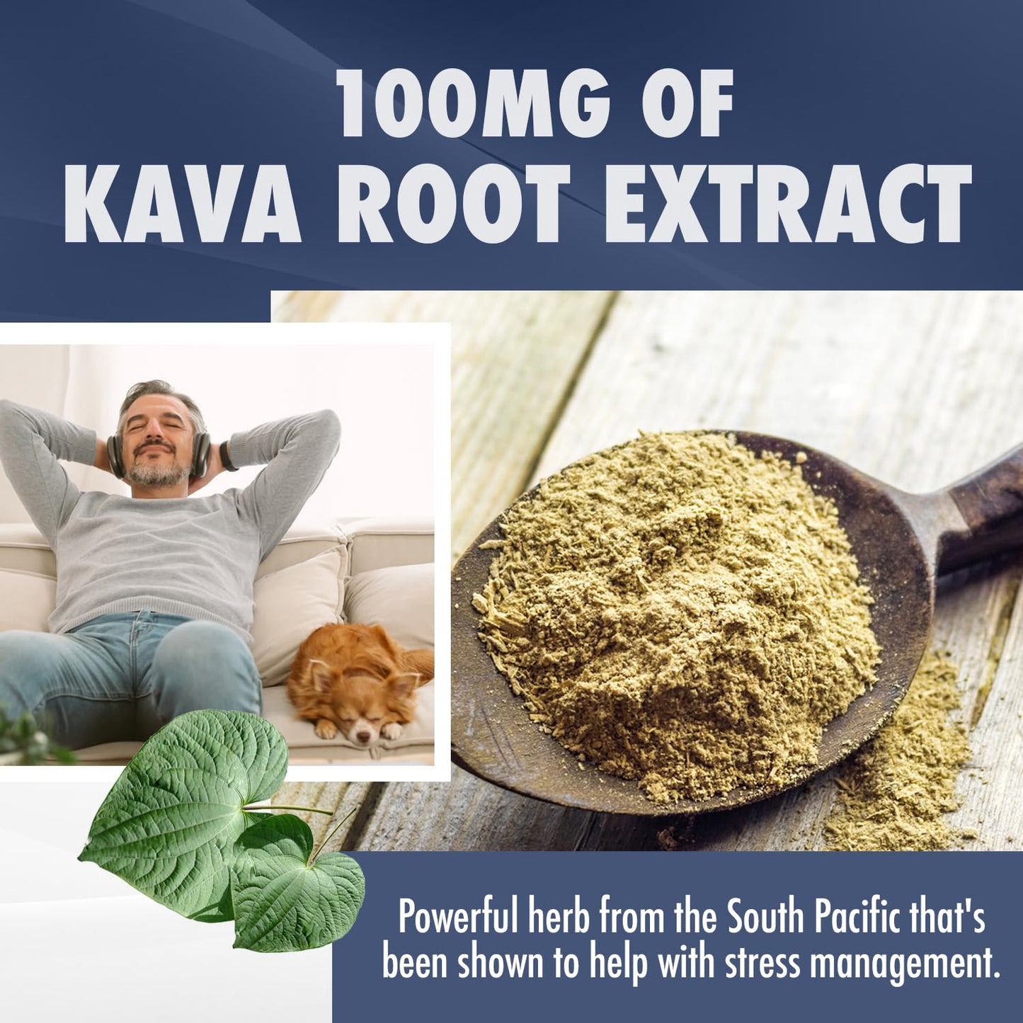 200 MG 5-HTP Elite with Kava Root Extract, Magnesium & SAM-e to Maintain Normal
