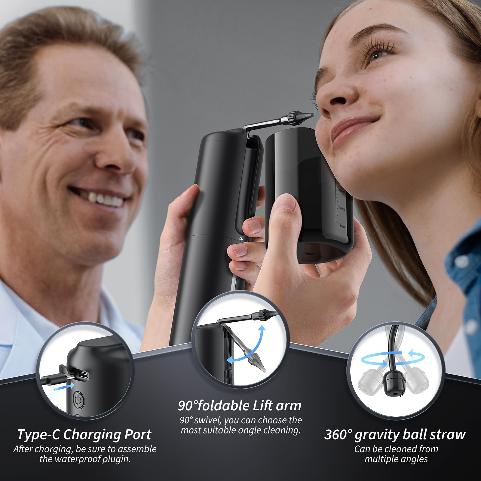 Ear Wax Removal - Electric Ear Irrigation Flushing System - Water Powered Ear Lebbtl