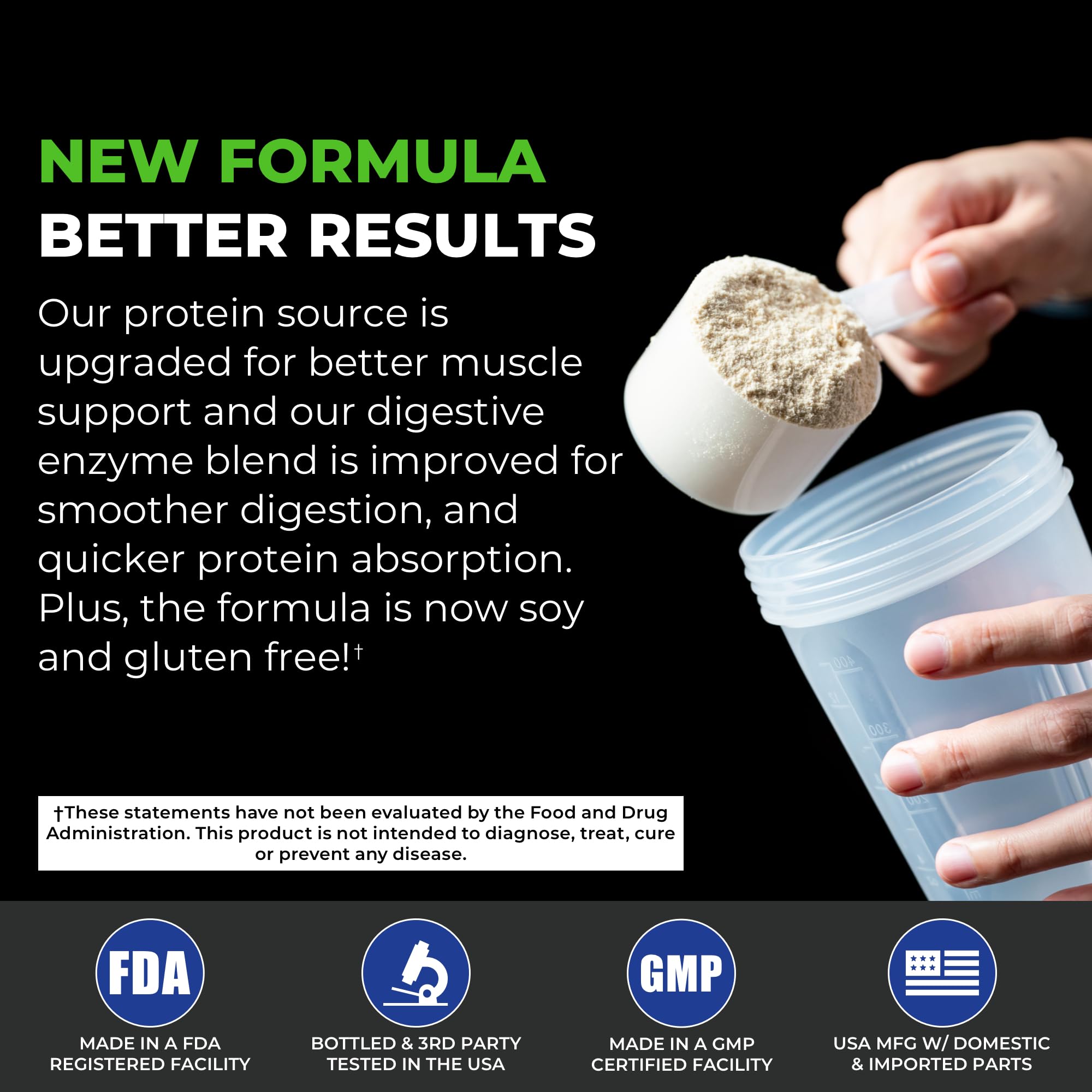 POWERLIFE Tony Horton High Impact Grass Fed Whey Protein with 3000 MG of HMB POWERLIFE