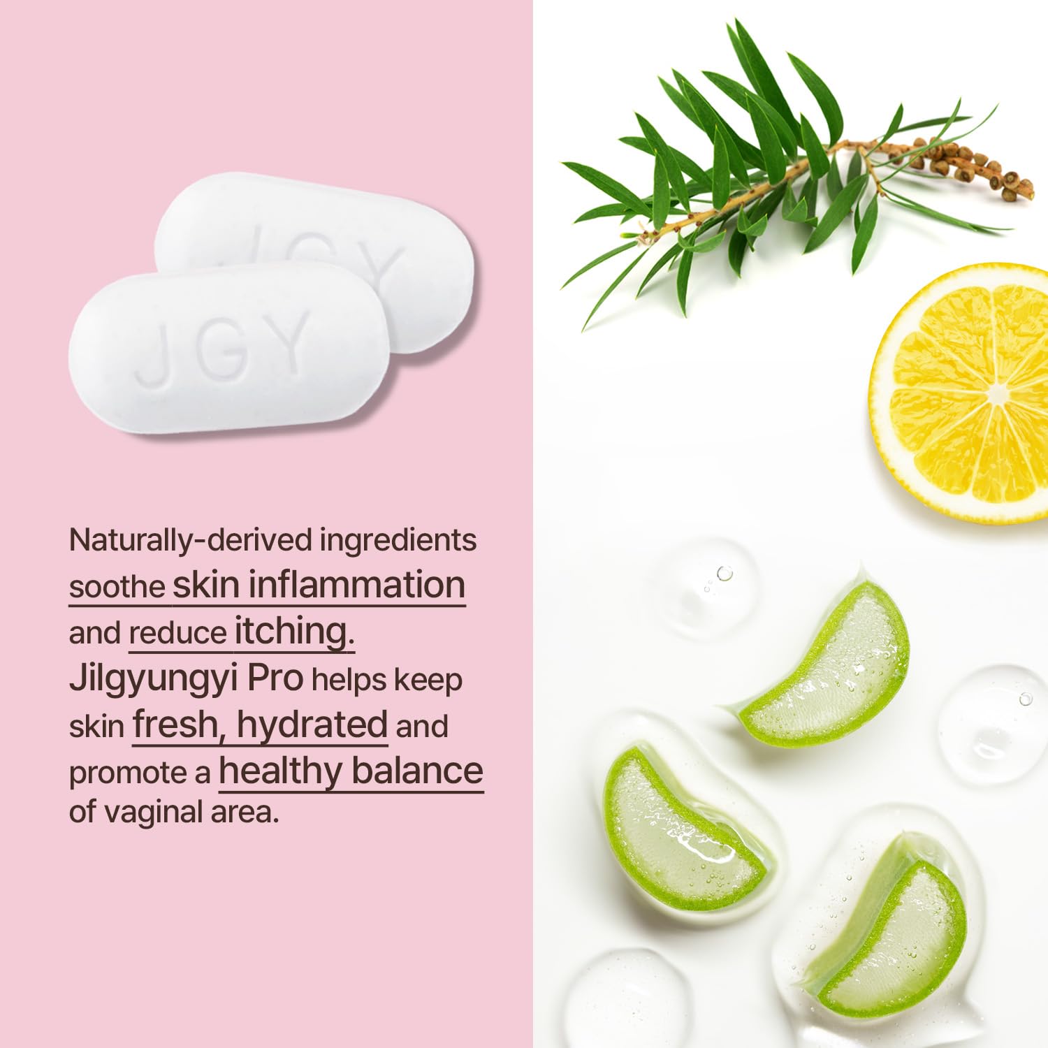 JILGYUNGYI PRO Feminine Wash Tablets - Feminine Intimate Solution - Moisturizing, Tightening JILGYUNGYI