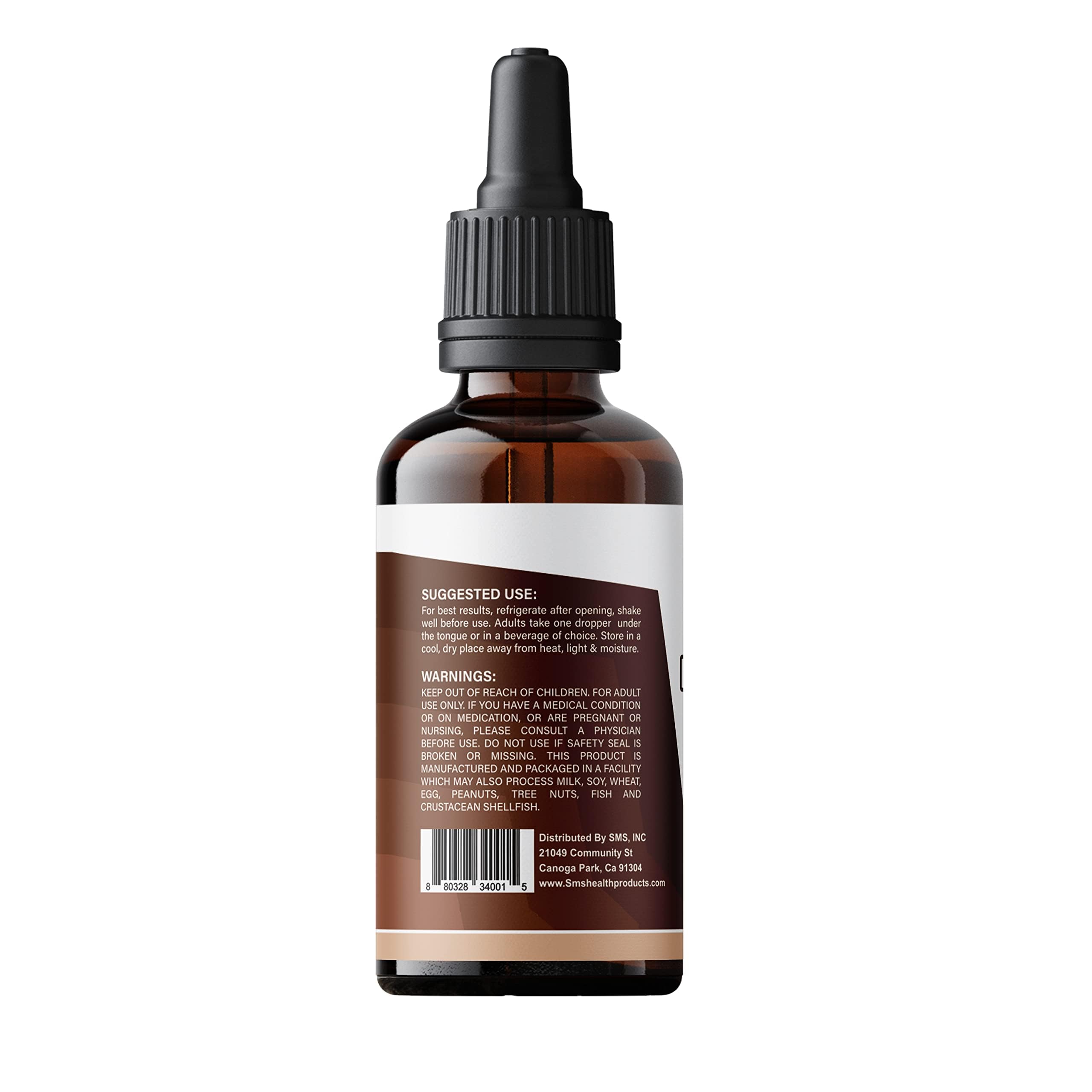 Lion's Mane Mushroom Drops Supplement, Lions Mane Tincture, Natural SMSHEALTHPRODUCTS.com