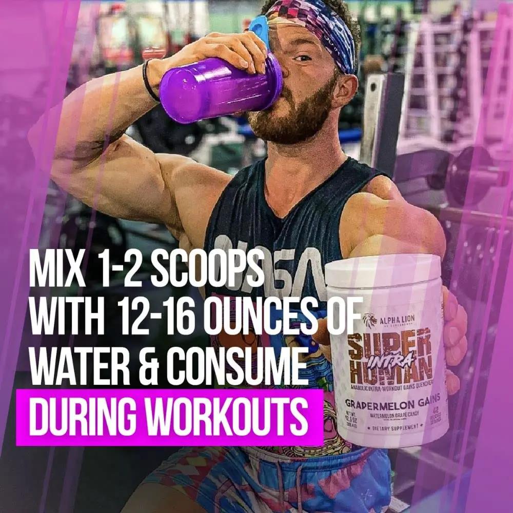 Alpha Lion Superhuman Intra Workout Powder for Men & Women, Amino Acids Drink ALPHA LION