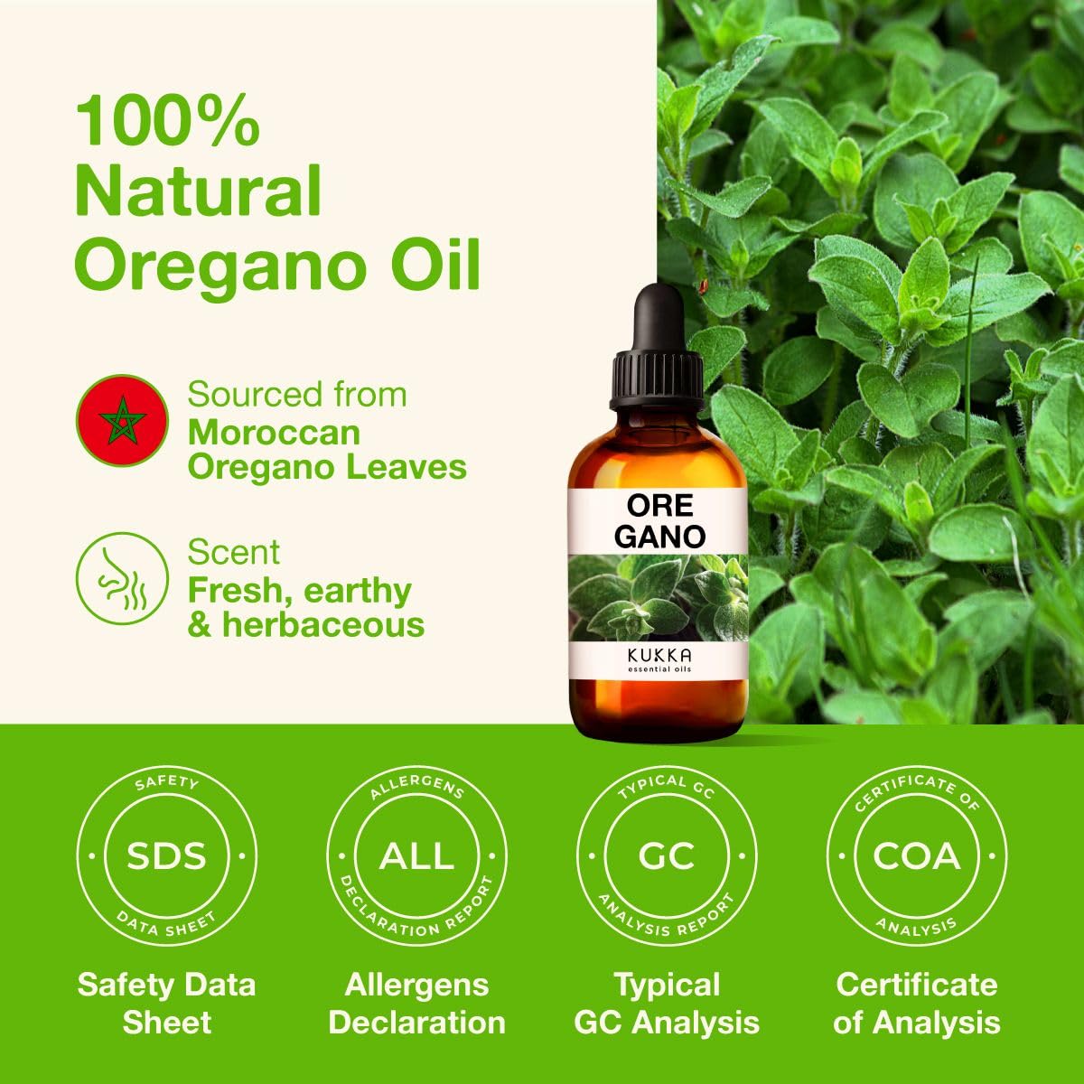 KUKKA Oregano Oils - Natural Oils (4 fl oz)